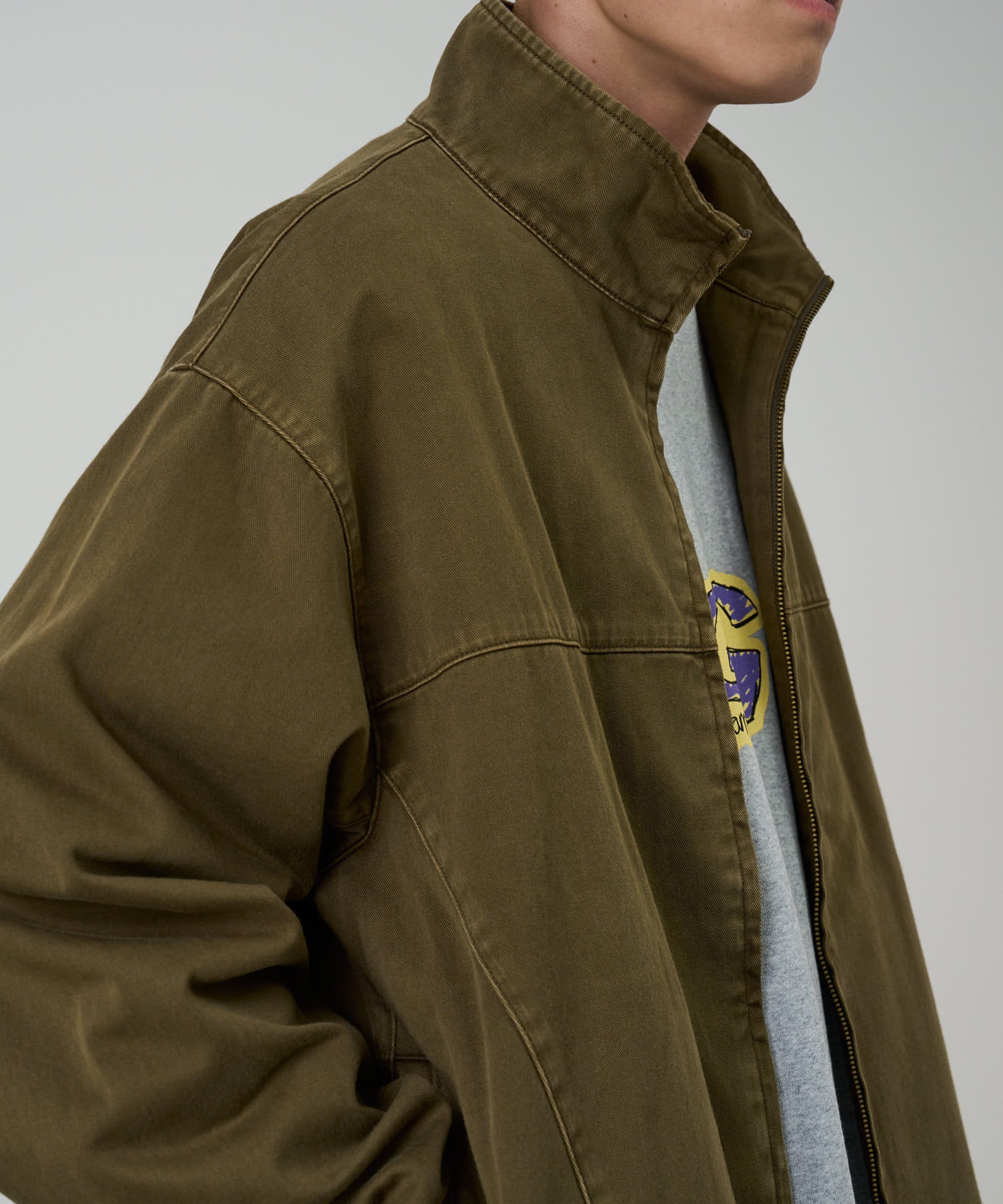 Twill-Around Jacket - Bark Pigment - Image 5